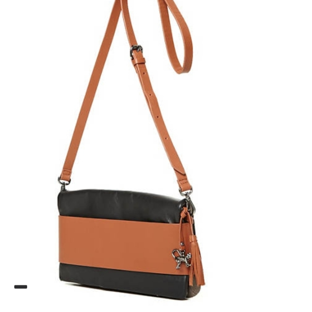 Kipling Helena Leather Crossbody Clutch Bag